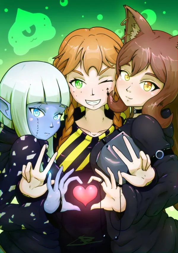 Alpha Girls in Hoodies