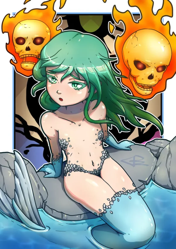 Mermaid Card Art